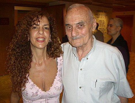 דבי סער עם המשורר אהרן אמיר, עורך 'קשת החדשה' 19.10.2006